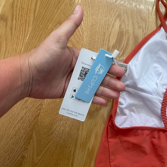 Cupshe burnt orange one piece swimsuit - Picture 3 of 4